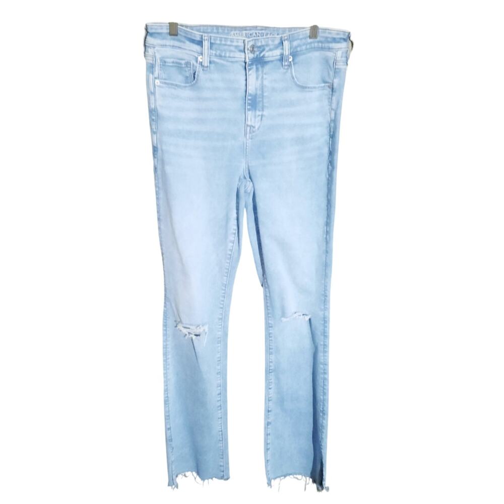 American Eagle Womens Next Level Stretch High Rise Skinny Kick Jeans Size 12 L